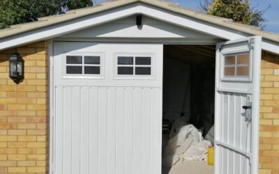 Side Hinged Garage Door Installed