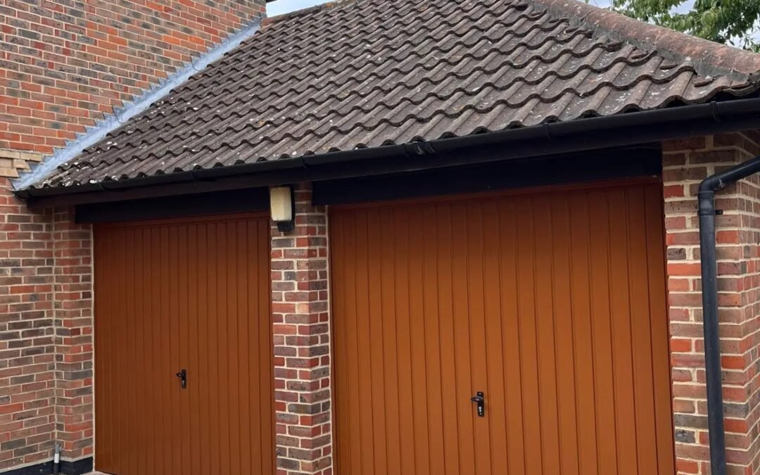 Canopy Steel Framed Garage Door Installation